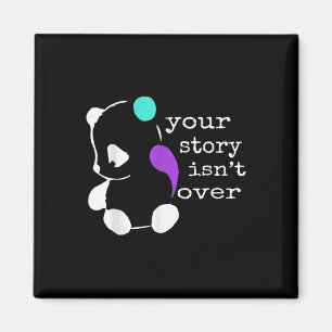 Story Not Over - Semicolon Gift Suicide Prevention Magnet