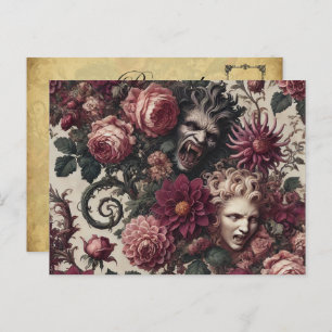 Story of Blood – Gothic Victorian Holiday Postcard