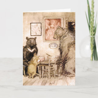 Story of the Three Bears by Rackham Card