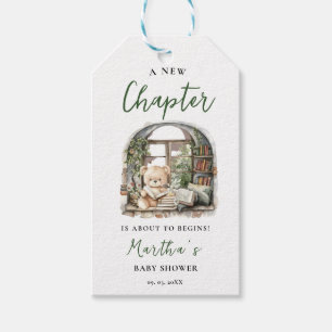 Storybook A New Chapter About Begins Baby Shower Gift Tags