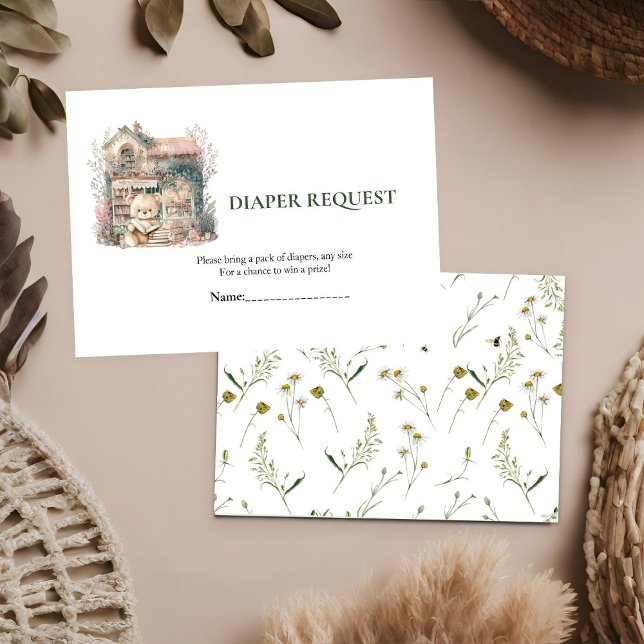 Storybook A New Chapter  diaper raffle request Enclosure Card (Creator Uploaded)