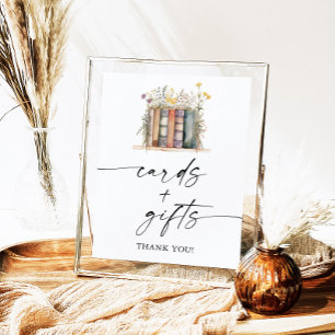 Storybook Baby Shower Cards & Gifts Sign