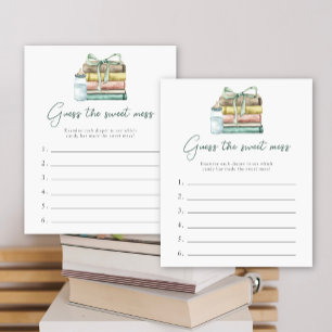 Storybook baby shower Guess the sweet mess game