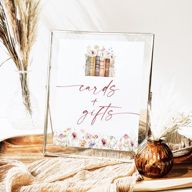 Storybook Bridal Shower Cards & Gifts Sign (Creator Uploaded)