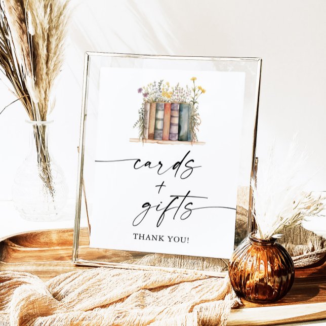 Storybook Bridal Shower Cards & Gifts Sign (Creator Uploaded)