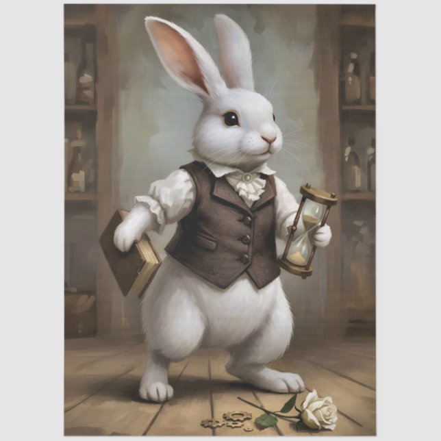 Storybook Bunny Tissue Paper (Front)