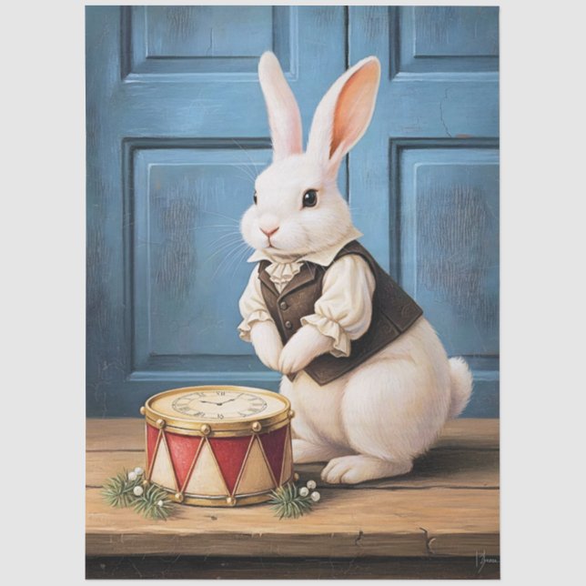 Storybook Bunny Tissue Paper (Front)