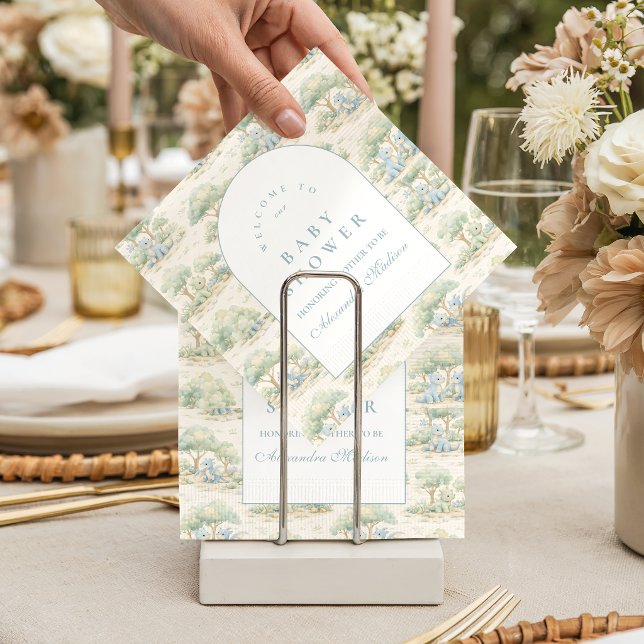 Storybook Dinosaur Baby Shower Napkin (Creator Uploaded)