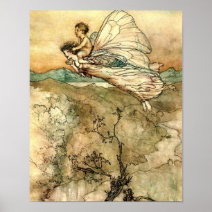 Storybook Fantasy Vintage Poster