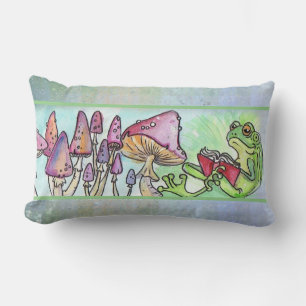 Storybook Frog Journal Lumbar Cushion