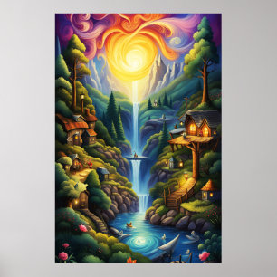 Storybook Landscape 2 Poster