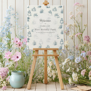 Storybook Little Mouse Welcome Birthday Poster