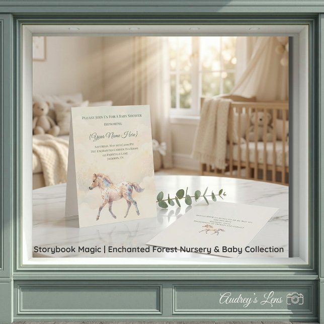 Storybook Magic Enchanted Forest  Invitation (Storybook Magic | Enchanted Forest Nursery & Baby Collection)