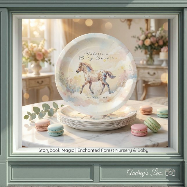 Storybook Magic Enchanted Forest  Paper Plate (Storybook Magic Enchanted Forest Paper Plates)