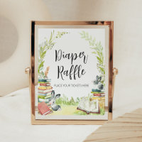 Storybook New Chapter Baby Shower Diaper Raffle