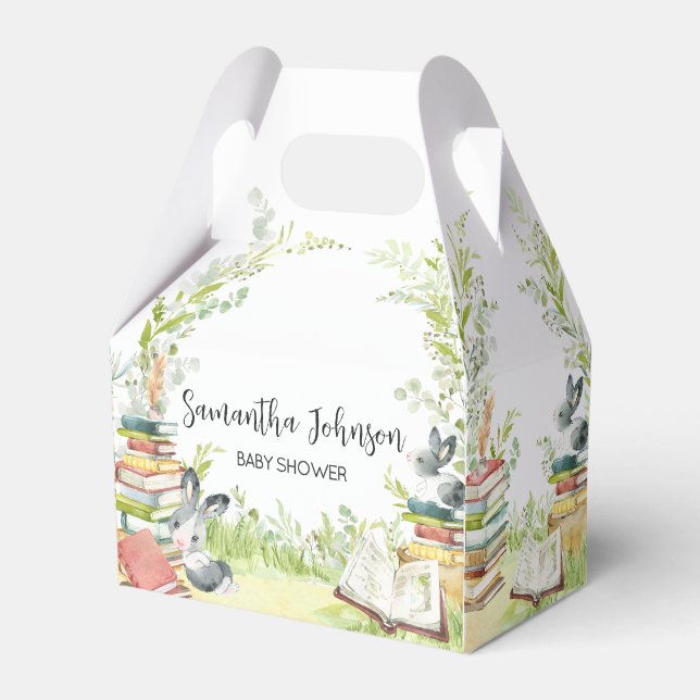 Storybook New Chapter Baby Shower Favour Box (Front Side)
