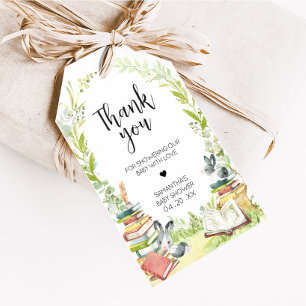 Storybook New Chapter Baby Shower Favour Tags