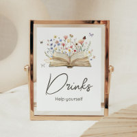 Storybook New Chapter Begins Baby Shower Drinks