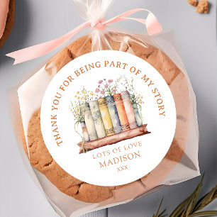 Storybook New Chapter Birthday Sticker  