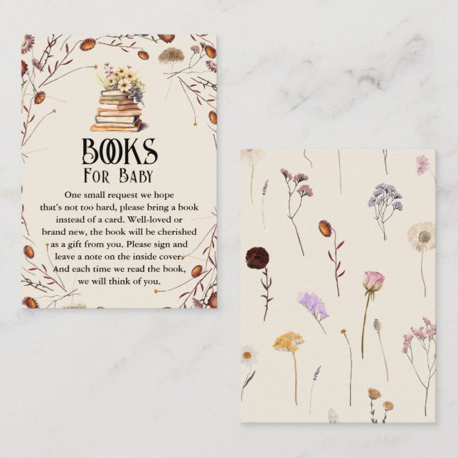 Storybook New Chapter Classic Books for Baby Card (Front/Back)