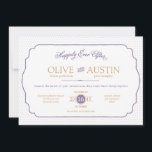 Storybook Romance Wedding Invitation<br><div class="desc">A classic storybook design for a fairy tale wedding. Contact me for additional colour palettes.</div>