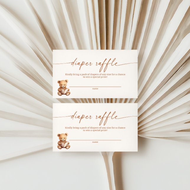 Storybook Teddy Bear Diaper Raffle Card (Creator Uploaded)