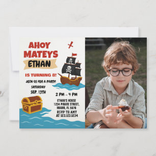 Storybook Treasure Map Theme for Kids Invitation