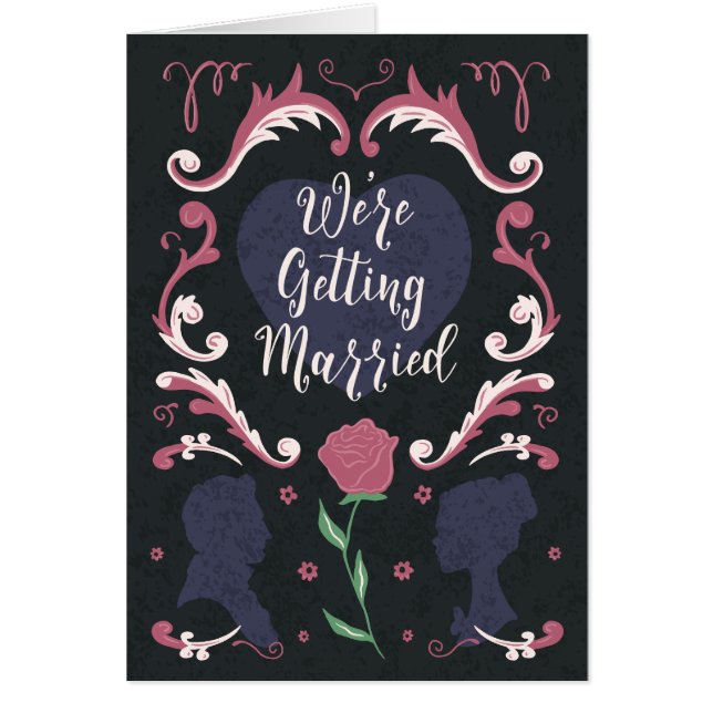 Storybook Wedding - We're Getting Married card (Front)