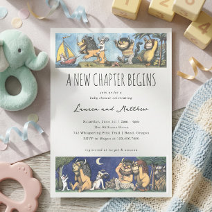 Storybook Wild Things Adventure Baby Shower Invitation