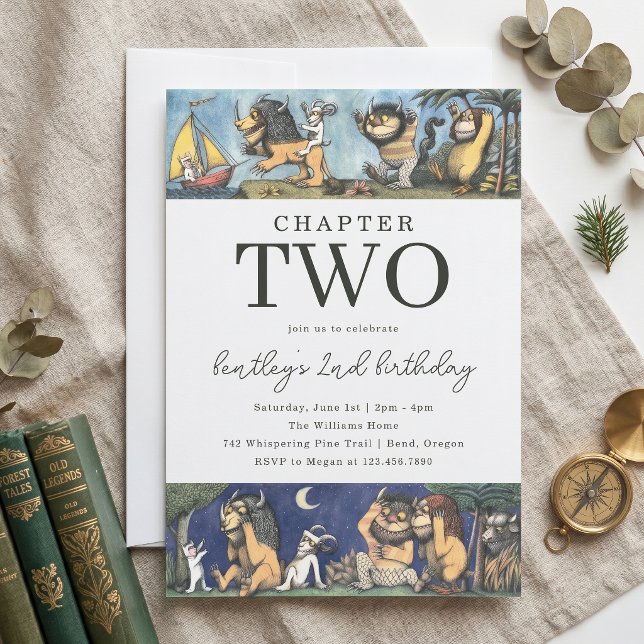 Storybook Wild Things Birthday Chapter Theme Invitation (Creator Uploaded)