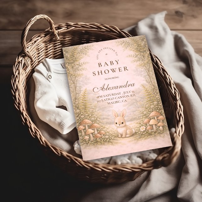 Storybook Woodland Animals Baby Shower Invitation (Creator Uploaded)