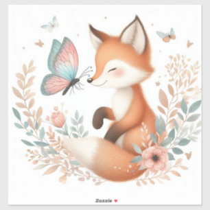 Storybook Woodland Babies Fox And Butterfly
