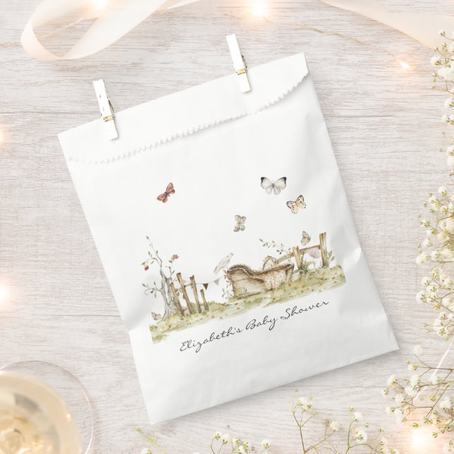 Storybook | Woodland Forest Baby Shower Favour Bag (Clipped)