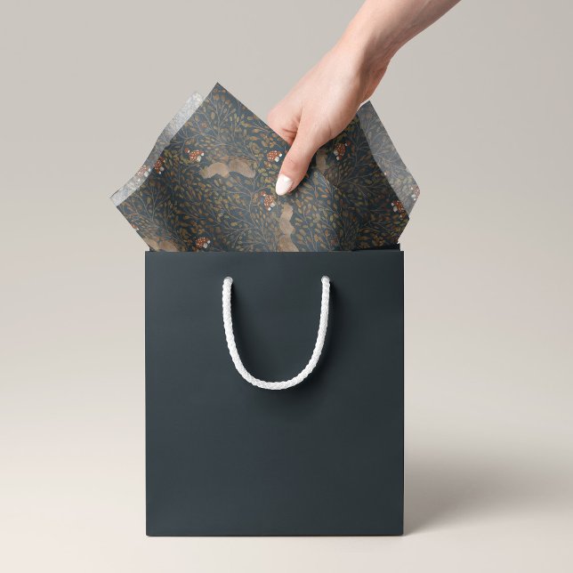 Storybook Woodland Friends Sleepy Squirrel Forest Tissue Paper (Creator Uploaded)