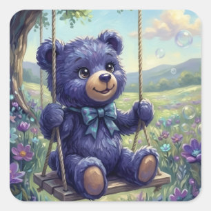 StoryBookCharm3 Square Sticker