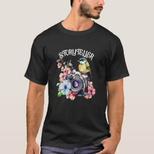 Storyteller Camera Photography Bird Photographer 1 T-Shirt