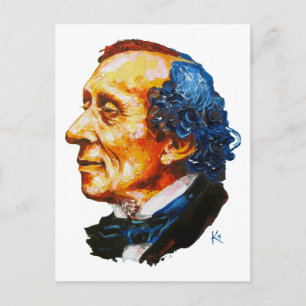 Storyteller - H. C. Andersen Postcard