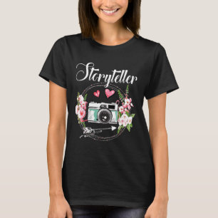Storyteller Photography Camera Cute Photographer C T-Shirt