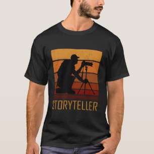 Storyteller Vintage Photographer Photography Camer T-Shirt