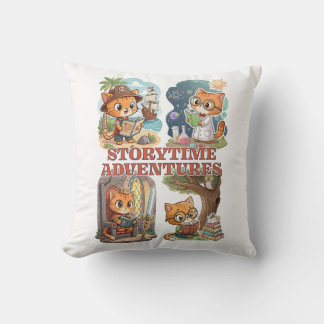 Storytime Adventures – A Journey Through Books Cushion