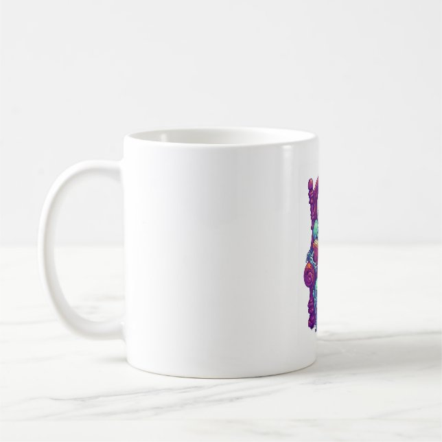 Storytime with Bones � Funny Bedtime Skeleton Coffee Mug (Left)