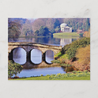 Stourhead Garden, Wiltshire  flowers Postcard
