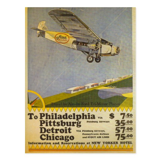 Stout Airlines Postcard