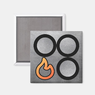 Stove Knob Front Left Burner Control Label Magnet