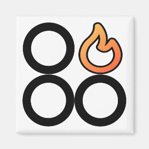 Stove Knob Rear Right Burner Control Label Magnet