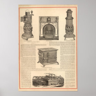 Stove Works, Albany, New York Poster