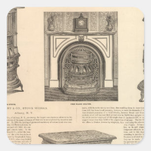 Stove Works, Albany, New York Square Sticker
