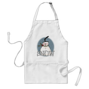 Stovepipe Hat Snowman Standard Apron