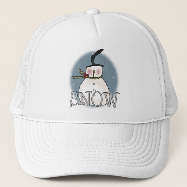 Stovepipe Hat Snowman T-shirts and Gifts (Front)
