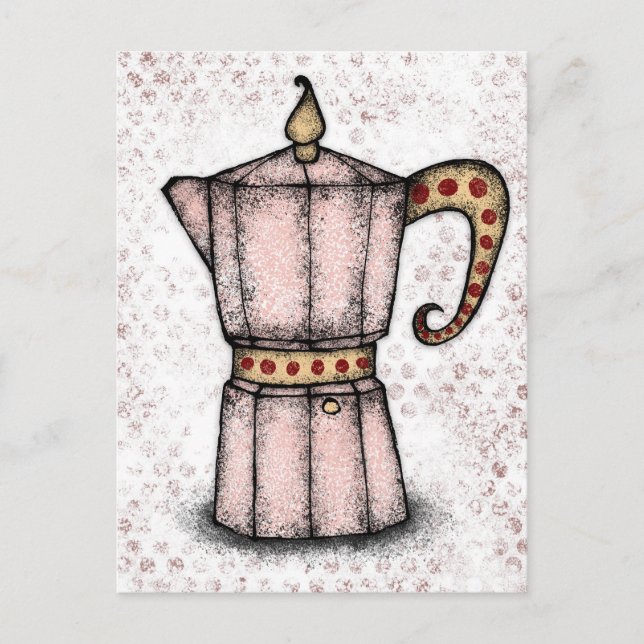 Stovetop Espresso Maker Postcard (Front)